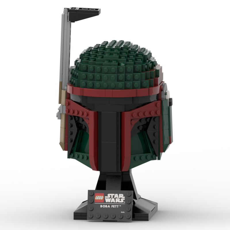 Lego Boba Fett helmet (Book of Boba Fett version)