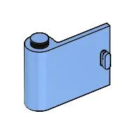 Door 1 x 3 x 2 Left / Medium Blue