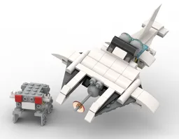 Mars-Shuttle mit Exkursions-Hund
