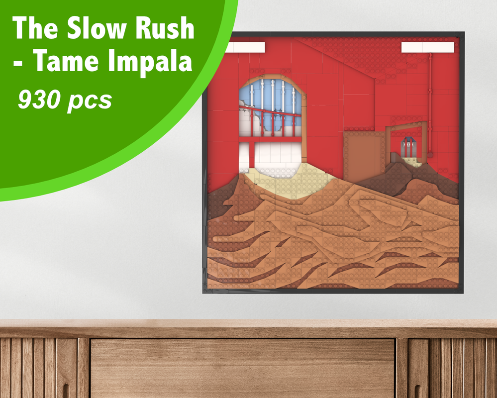 Lego The Slow Rush - Tame Impala (Lego Art)