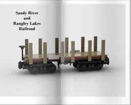 Sandy River and Rangley Lakes Logging Car (Empty)