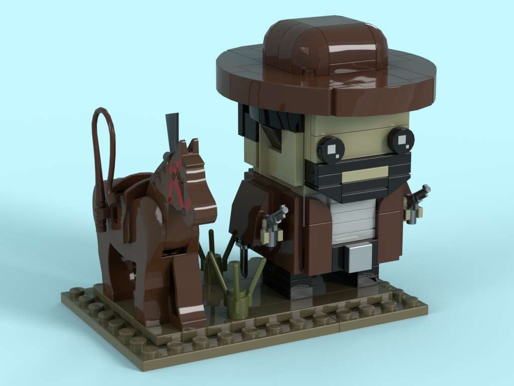Lego Brick-built Wild West: Cowboy
