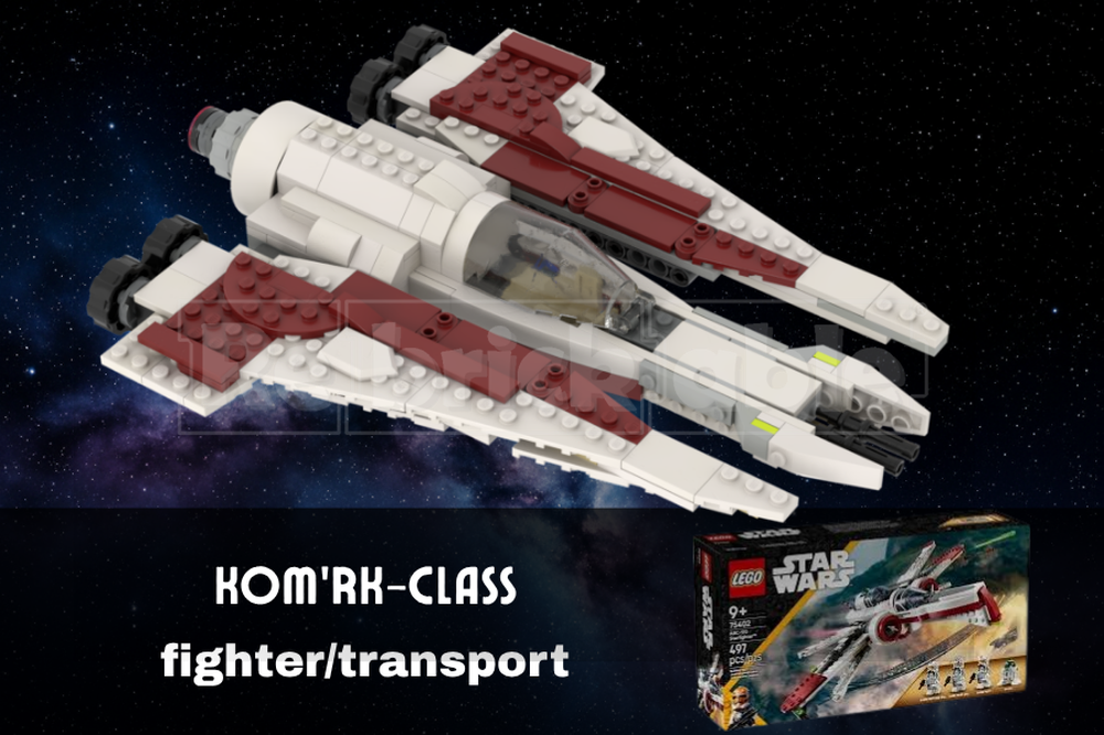 Lego ARC-170 Starfighter™ Alternate build Kom'rk-class fighter/transport