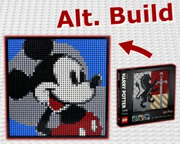 Mickey Mouse Art - Hogwarts Crests Alt Build