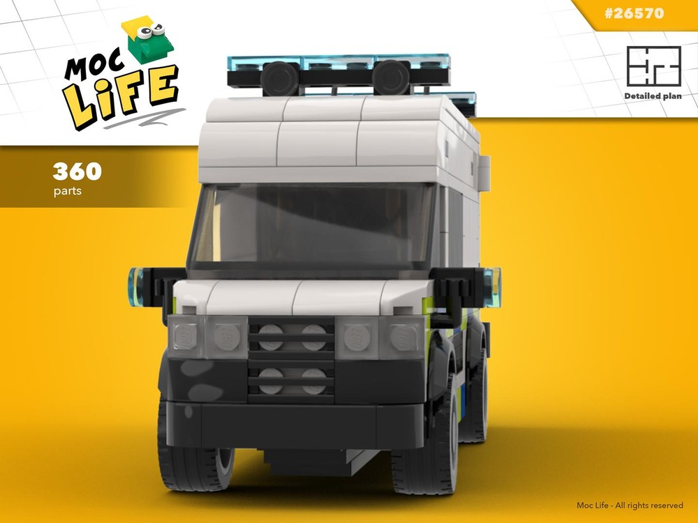 Lego Ford Transit 350 British police