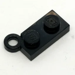 Hinge Plate 1 x 4 Swivel Base, No Hole / Black