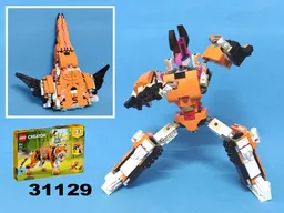 Transformer Cyclonus using set 31129: Majestic Tiger