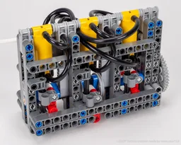 3-Cylinder Pneumatic Engine