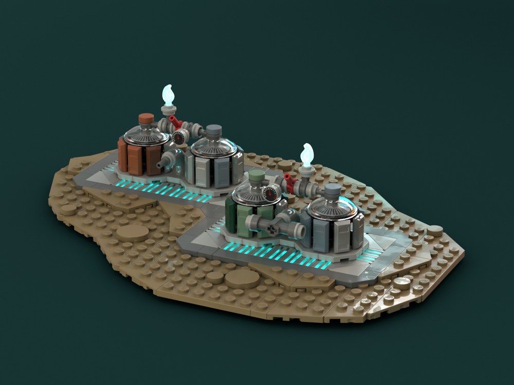 Lego Star Wars - Landscape Item 1 - Futuristic Gas Containers