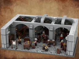 Medieval wine cellar