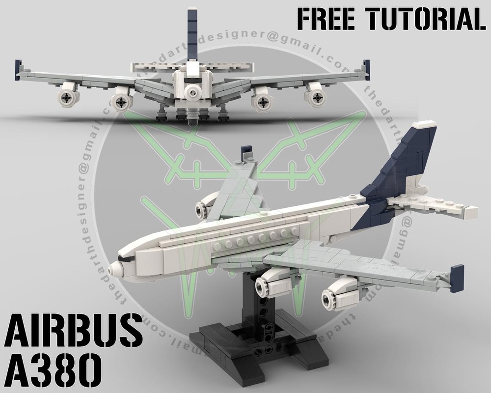 Lego AIRBUS A380 - 1:300 Scale