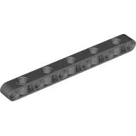Technic Beam 1 x 11 Thick with Alternating Holes / Dark Bluish Gray