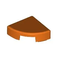 Tile Round 1 x 1 Quarter / Reddish Orange
