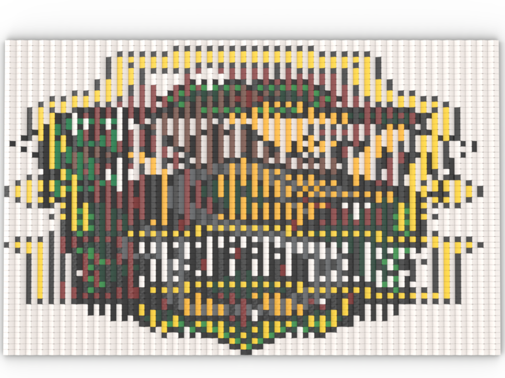 Lego Harry Potter Houses Gryffindor and Slytherin two-sided picture (Lenticular)