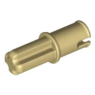 Technic Axle Pin without Friction Ridges Lengthwise / Tan