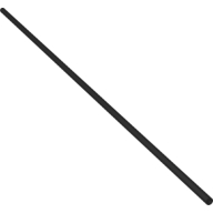 Lego Hose, Pneumatic 4mm D. 48L / 384mm / Black