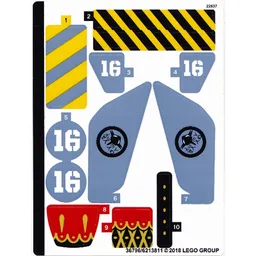 Sticker Sheet for Set 70629-1 / [No Color/Any Color]