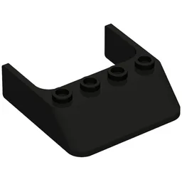 Windscreen 4 x 4 x 1 / Black