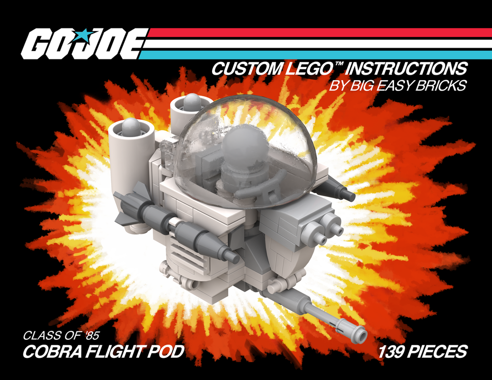 Lego GO Joe - Cobra Flight Pod
