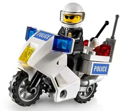 Police Motorcycle (Blue Sticker Version)