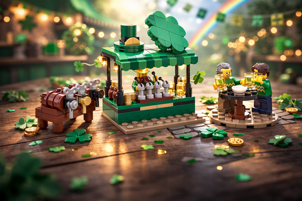 Lego Saint Patrick's Day Stand