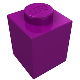 Brick 1 x 1 / Purple