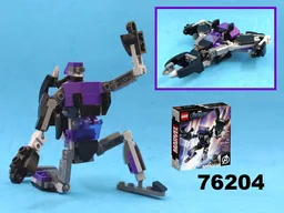 Transformer Jet Plane from LEGO Marvel set 76204: Black Panther Mech armor