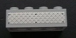 Brick 2 x 4 with Tread Plate Pattern (Sticker) - Set 3180