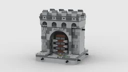 Mini-Medieval-Modulars 51 - "Closed Gate"