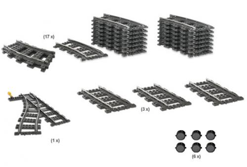Lego 9V Train Switching Track Collection