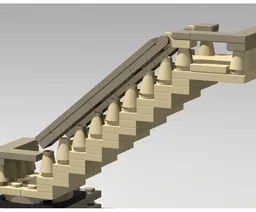 Modular Hogwarts moving staircase
