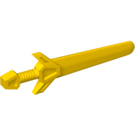 Lego Weapon Sword / Greatsword Angular / Yellow
