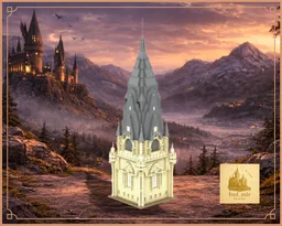 Castle Expansion – Grand East Tower+common room Extension for LEGO 71043