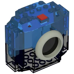 Camera USB / Trans-Dark Blue