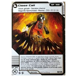 Trading Card, Ninjago Deck #2: 83 - Close Call - North American Version / [No Color/Any Color]