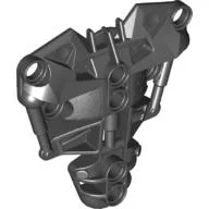 Large Figure Torso Cover, Armour, Toa Inika (Type 1) / Black