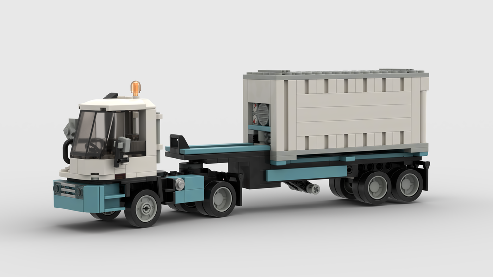 Lego Maersk Yard Tractor & Trailer
