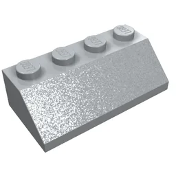 Brick Sloped 45° 2 x 4 / Light Bluish Gray