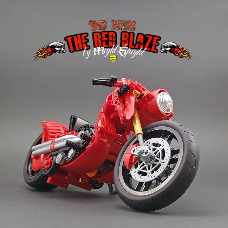Lego The Red Blaze Motorbike