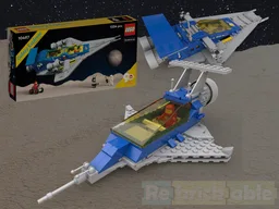 Galaxy One Man Spaceship (alternative, with Galaxy Cruiser) from 10497 Galaxy Explorer