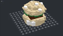 Burger-brick foods 6