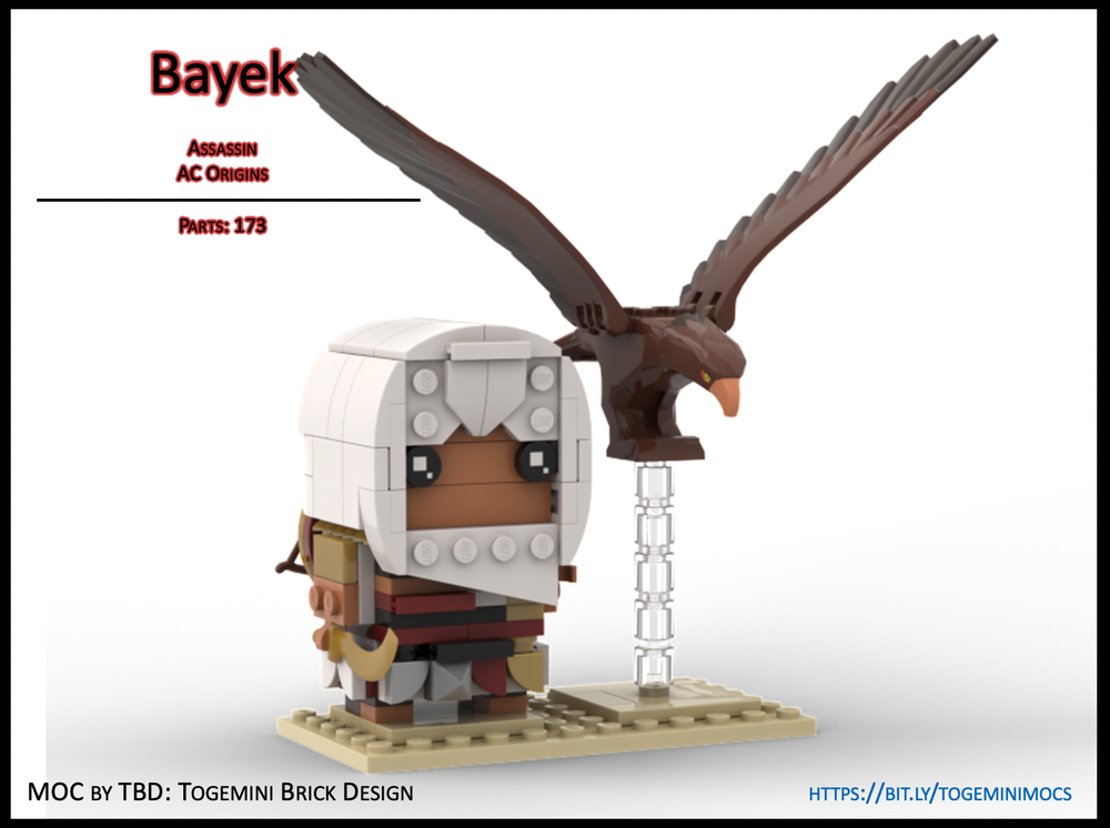Lego Medjai Bayek - Assassin - AC Origins - Brickheadz