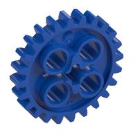 Lego Technic Gear 24 Tooth [New Style with Single Axle Hole] / Blue