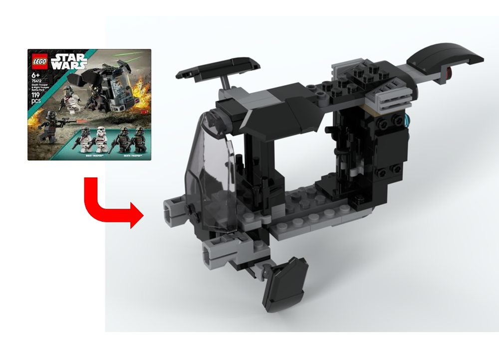 Lego 75412 Imperial gunship LAAT/le - Alternate Build