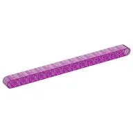 Technic Beam 1 x 15 Thick / Trans-Dark Pink