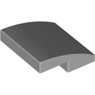 Brick Curved 2 x 2 x 2/3 / Light Bluish Gray