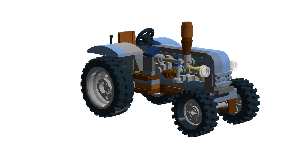 Lego rustbucket, old farm tractor