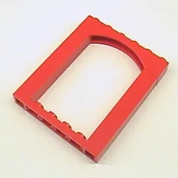 Brick Arch 1 x 6 x 6 / Red