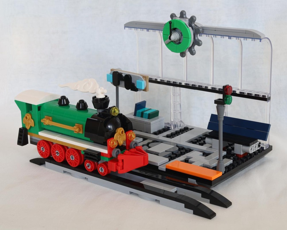 Lego Train station for Winter Holiday Train (40700)