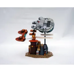 Cloud City Microscale with forced perspective